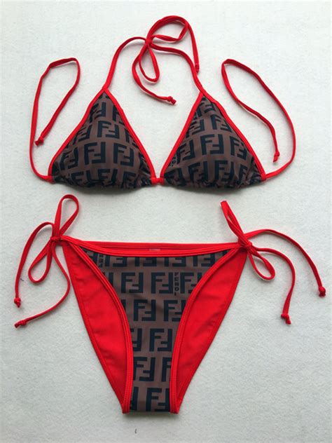 fake fendi swimsuit|fendi neon bikini.